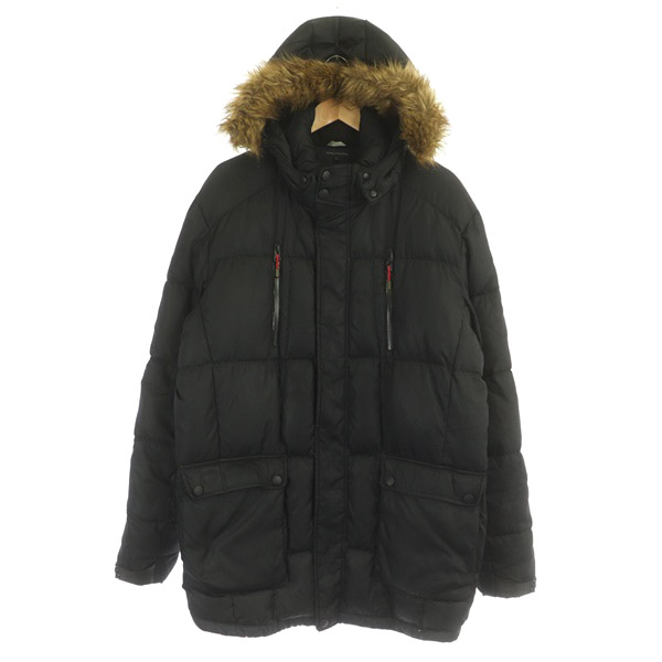 トミーヒルフィガー TOMMY HILFIGER ダウンジャケット フェイクファー 