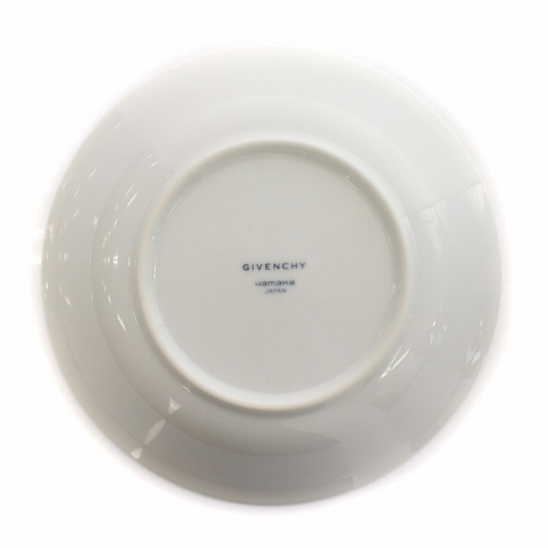Givenchy 陶器皿 ホワイト 金縁デザイン Givenchy 陶器皿 ホワイト 金縁デザイン Givenchy 陶器皿