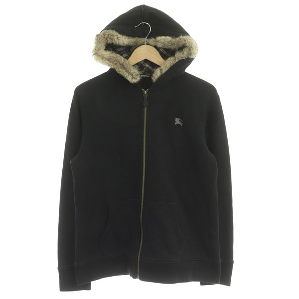 バーバリーブラックレーベル BURBERRY BLACK LABEL ラビットファー 