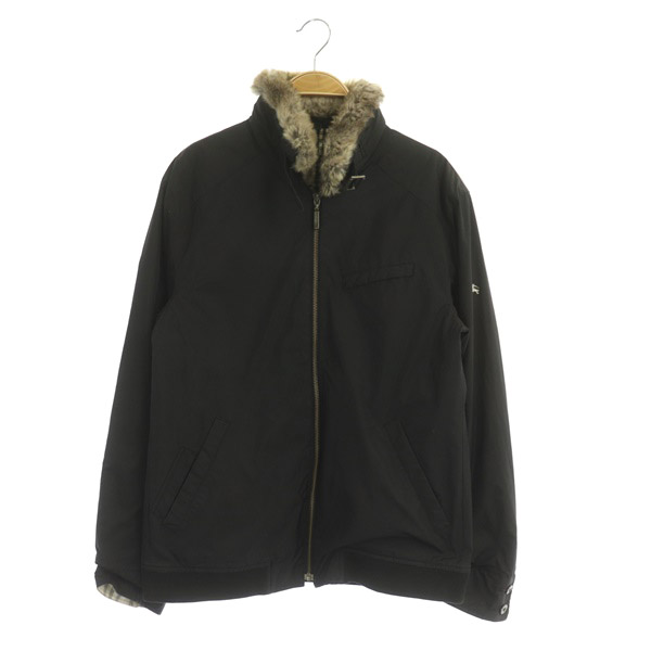 バーバリーブラックレーベル BURBERRY BLACK LABEL ラビットファー 