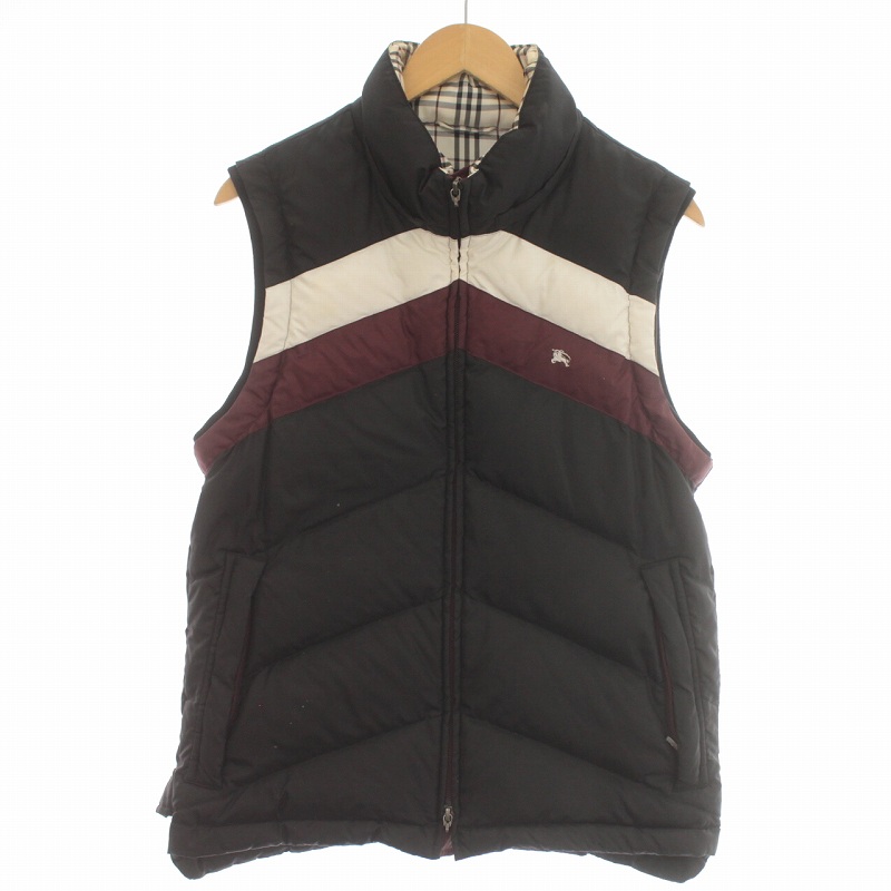 バーバリーブラックレーベル BURBERRY BLACK LABEL ダウンベスト  