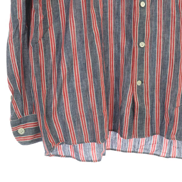 45R フォーティーファイブ アール コットン ストライプ シャツ ボタン