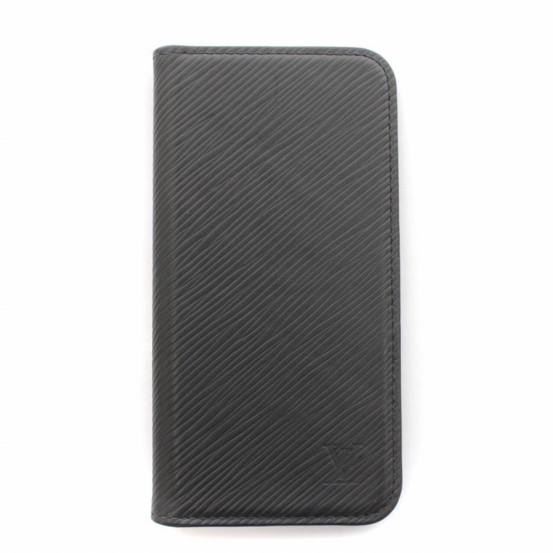 ルイヴィトン LOUIS VUITTON エピ ノワール フォリオ レザー iPhone X  