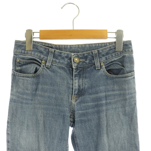 グッチ GUCCI デニムパンツ ジーンズ スキニー GGキャンバス 36 青  