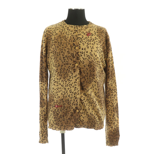 ピッコーネ PICONE アンサンブル ニット レオパード柄 シルク カシミア  