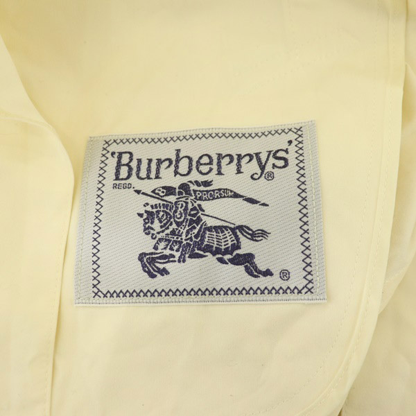 バーバリーズ Burberrys ステンカラーコート ロング 比翼ボタン