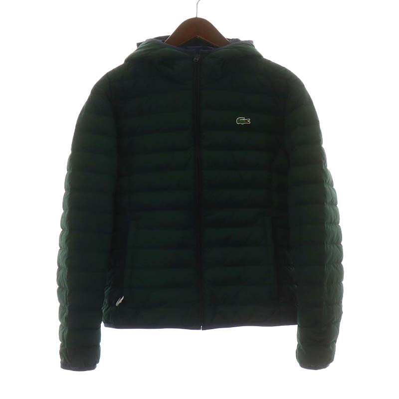 ラコステ LACOSTE ダウンジャケット ナイロンジャケット フード ワニ 