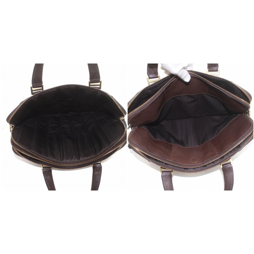 ★美品 TUM 68516B BEACON HILL レザー ブラウン ブリーフ ケース バッグ レア★ TUMI・トゥミ オールレザー 2WAY ブリーフケース 68516B