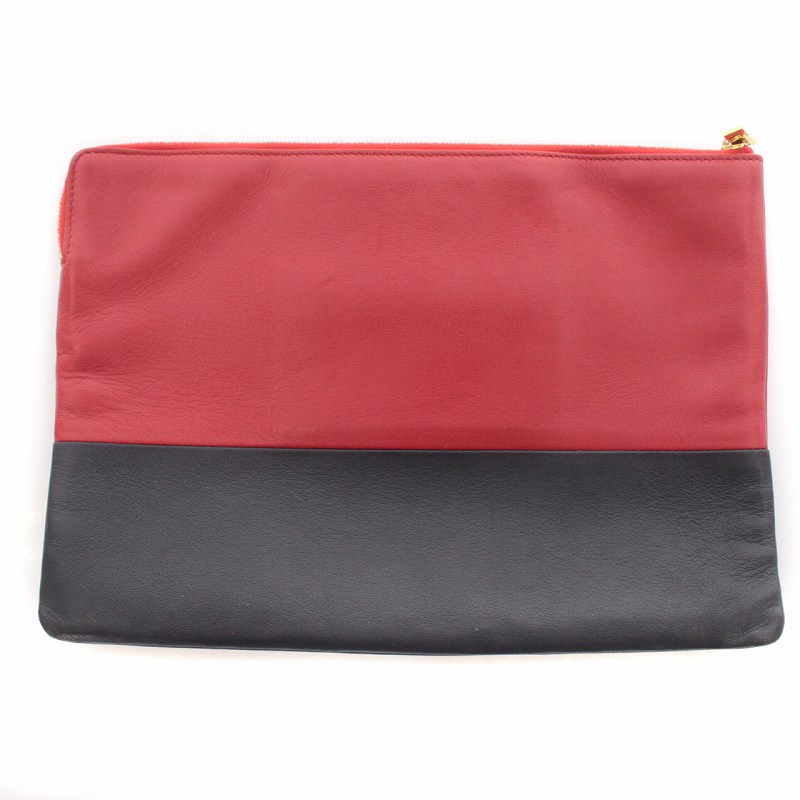 CELINE バイカラークラッチバック （セリーヌ CELINE クラッチバッグ  