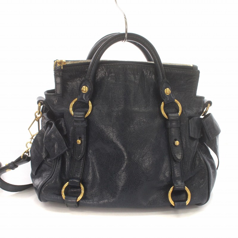 ミュウミュウ miumiu VITELLO LUX ヴィッテロリュクス 2way 