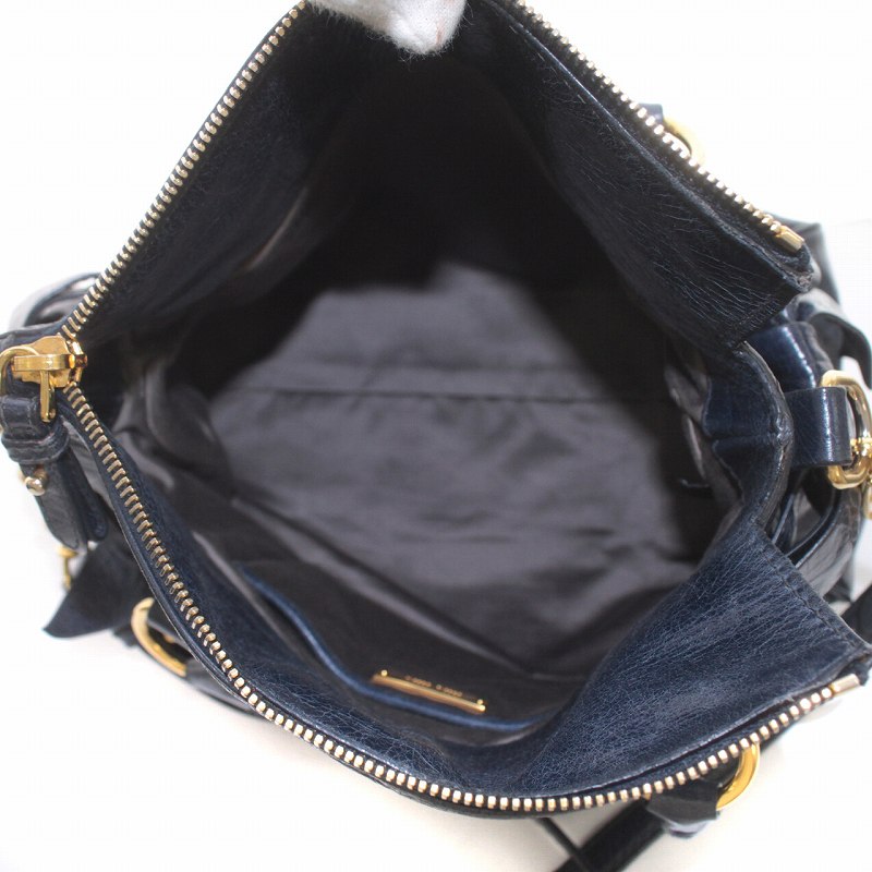 ミュウミュウ miumiu VITELLO LUX ヴィッテロリュクス 2way 