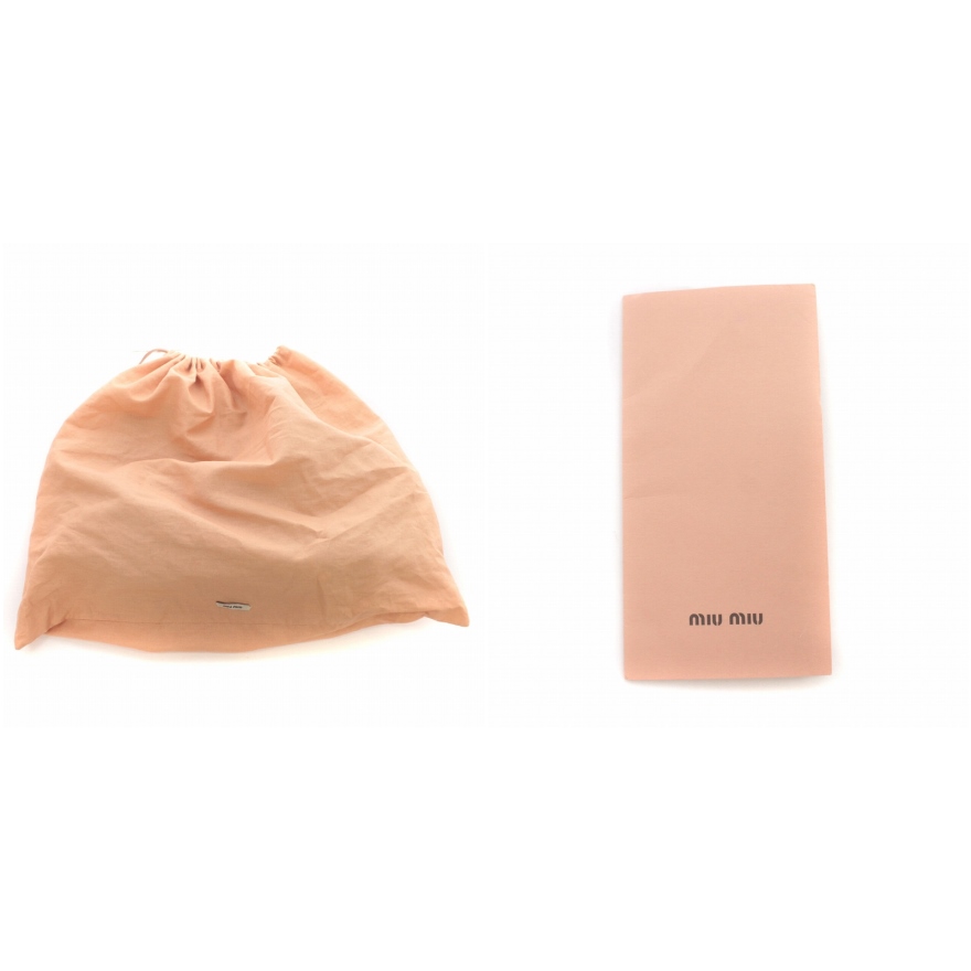 ミュウミュウ miumiu VITELLO LUX ヴィッテロリュクス 2way