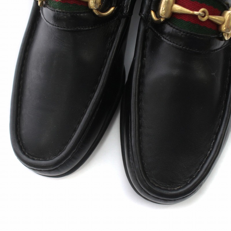 グッチ GUCCI オールドグッチ ローファー ホースビット シェリーライン 