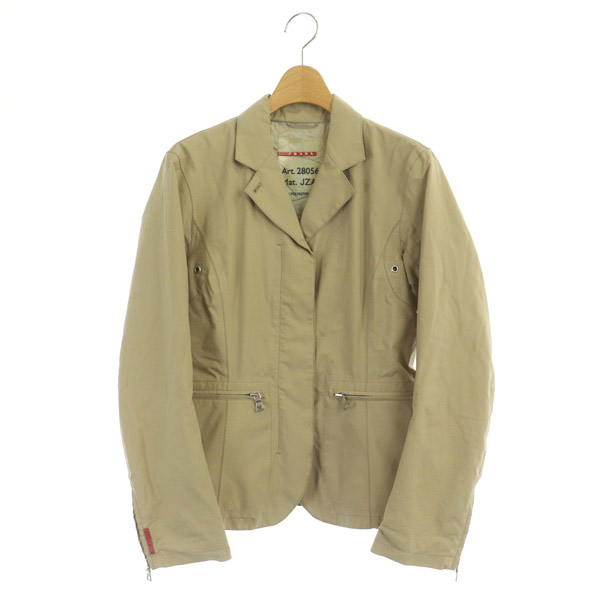 プラダスポーツ PRADA SPORT ジャケット ブルゾン ジップアップ 40