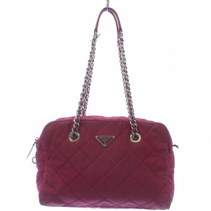 プラダ PRADA ショルダーバッグ 肩掛け ナイロン キルティング 
