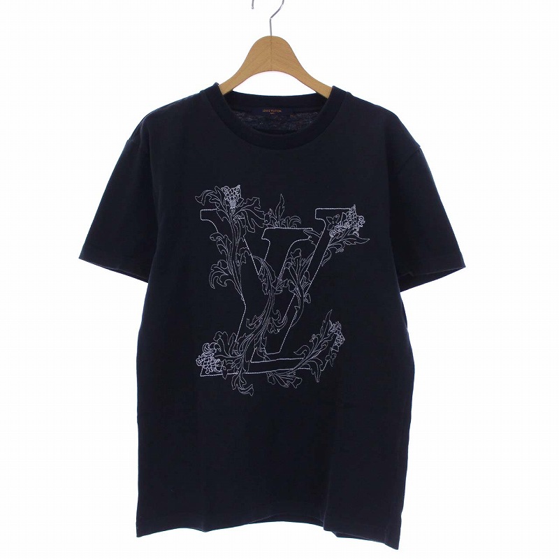 シンプルで着心地のよい Louis Vuitton ブロイダリー LV Tシャツ louis-vuitton-broderie-lv-t-