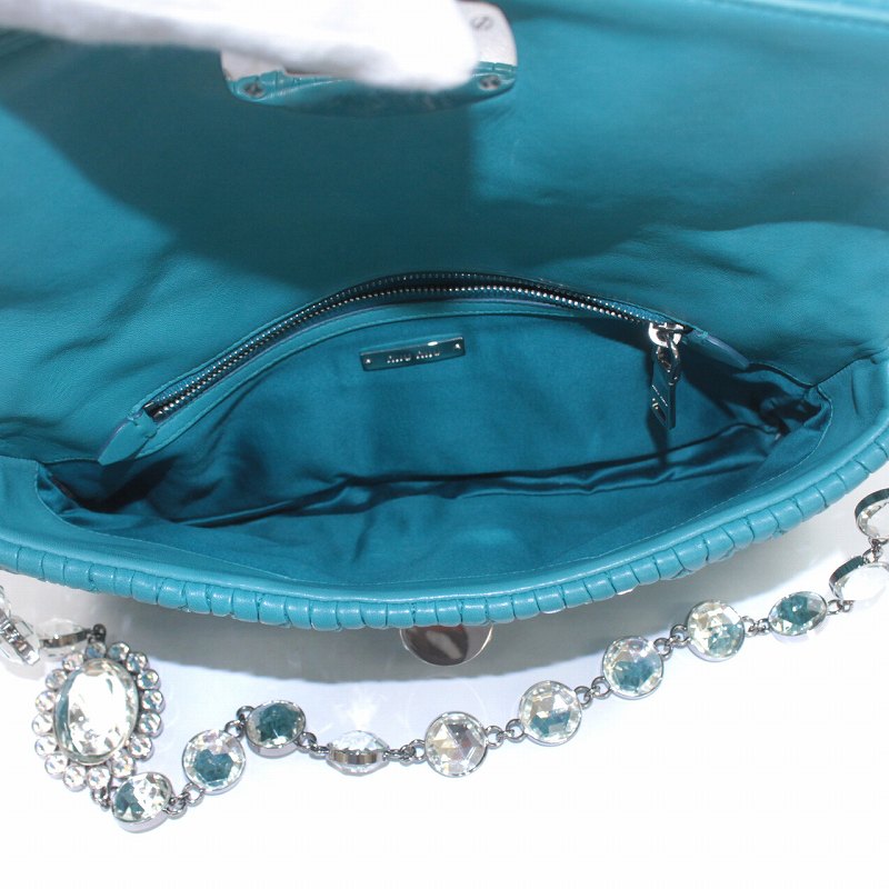 レア》miumiu ターンロック ナッパクリスタル 分厚く ミニ財布