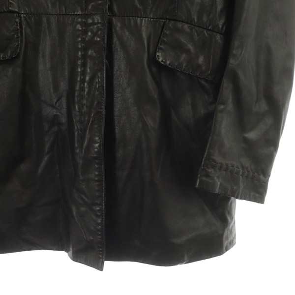 エンポリオアルマーニ EMPORIO ARMANI レザージャケット レザーコート 