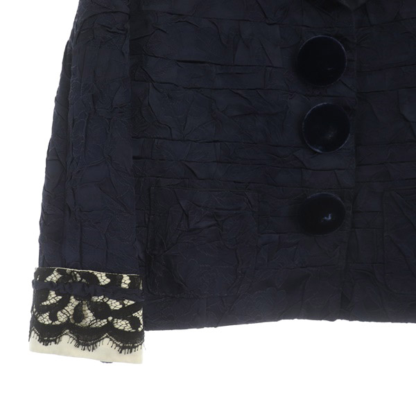 未使用品 ルイヴィトン LOUIS VUITTON ジャケット ショート丈 七分袖 