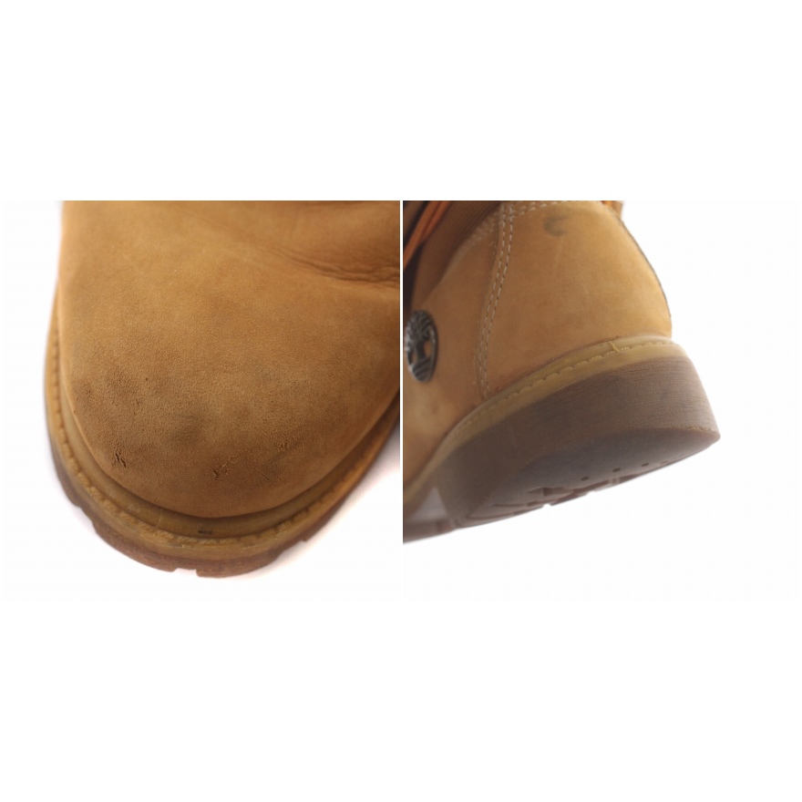 ティンバーランド Timberland ヌバックブーツ ロールトップ ロゴ 迷彩