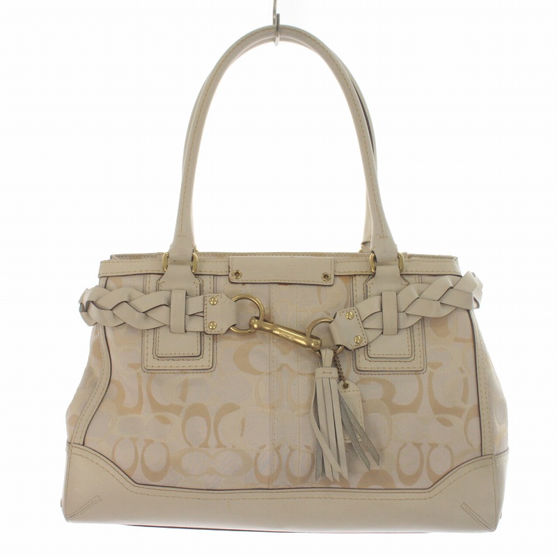 コーチ COACH オプティックシグネチャー ハンドバッグ トートバッグ 
