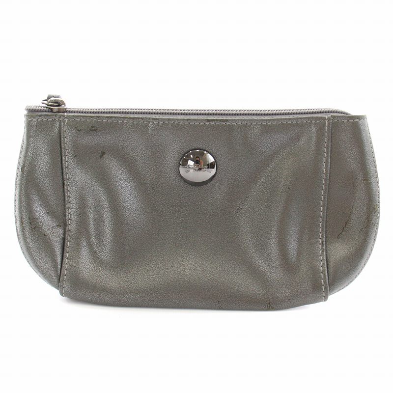 ロンシャン LONGCHAMP フランス製 ポーチ 小物入れ レザー ロゴ ロンシャン LONGCHAMP フランス製 ポーチ 小物入れ レザー ロゴ