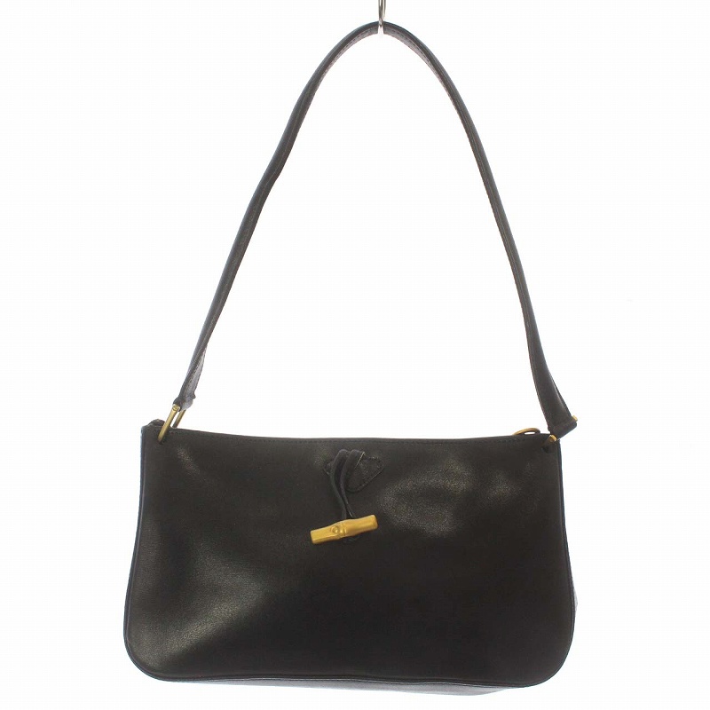 中古】 ロング 美品 ロンシャン LONGCHAMP ショルダーバッグ 