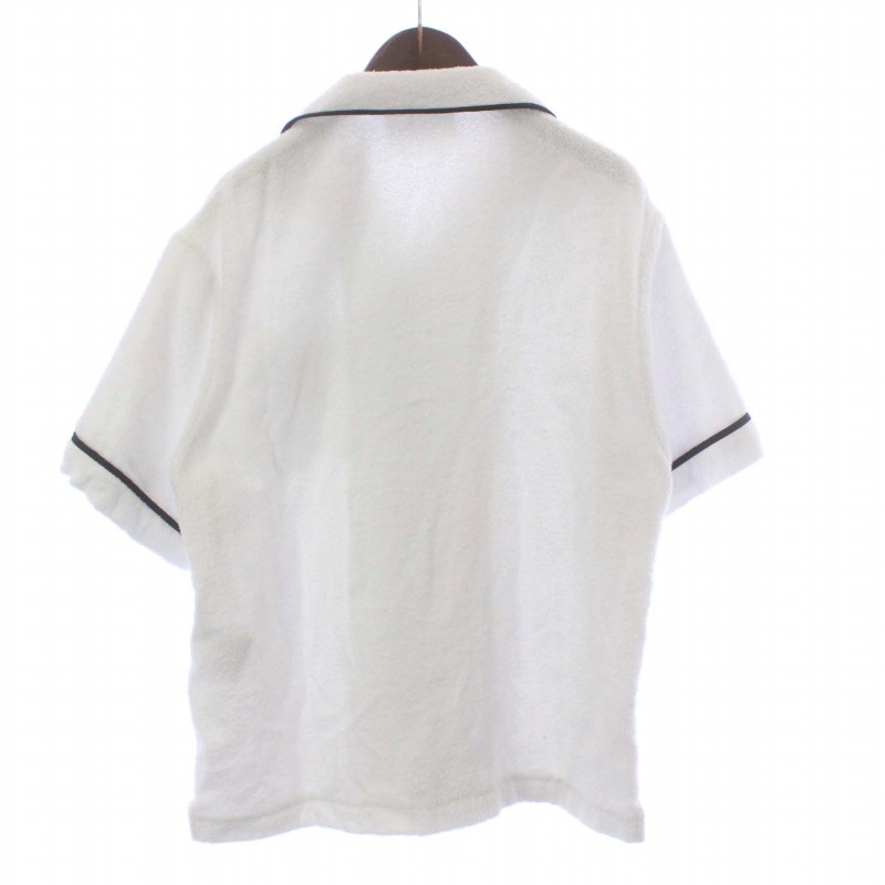 プラダ PRADA 22SS コットンテリーボウリングシャツ Cotton Terry 