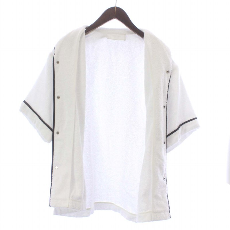 プラダ PRADA 22SS コットンテリーボウリングシャツ Cotton Terry 