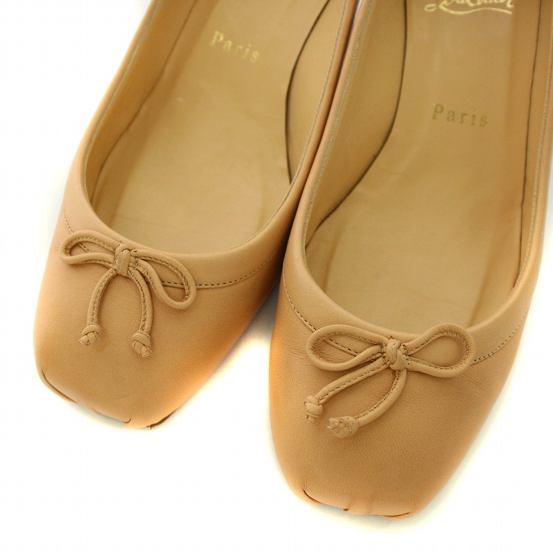 クリスチャンルブタン Christian louboutin パンプス スクエアトゥ 