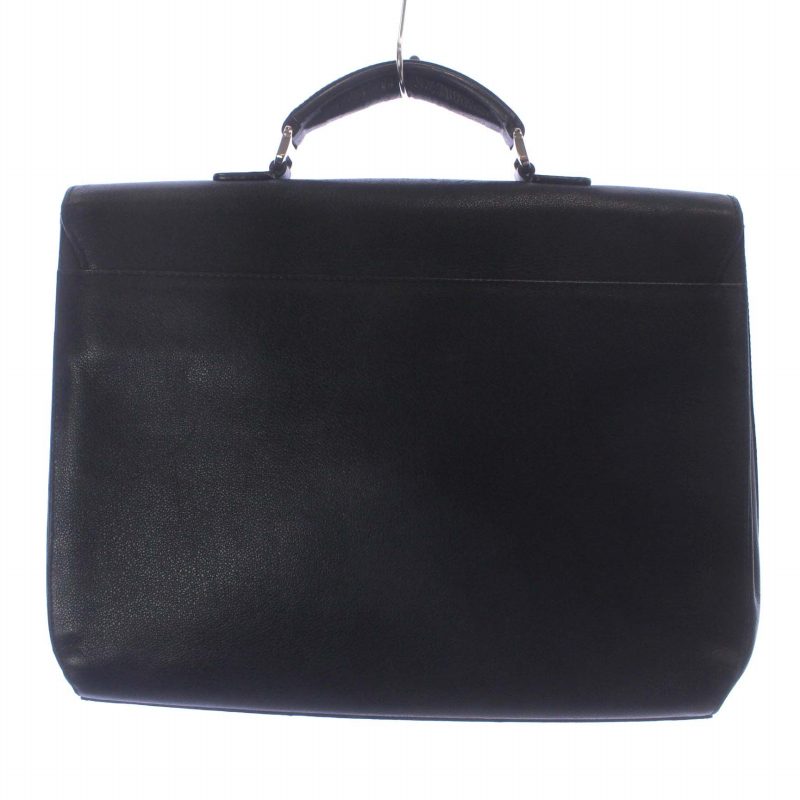 BVLGARI ビジネスバッグ 黒 レザー