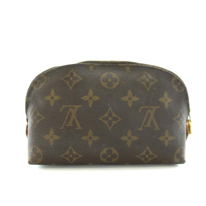 LOUIS VUITTON ポシェット 化粧ポーチ　コスメ　ポーチ ブラウン ルイヴィトン LOUIS VUITTON ポシェット・コスメティック ポーチ