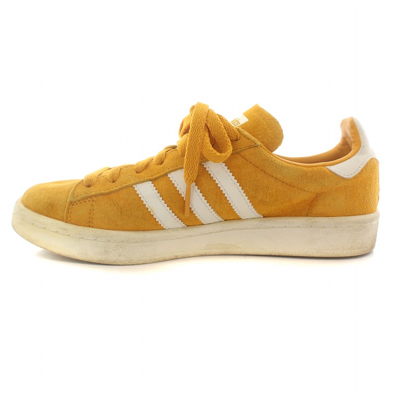 アディダス adidas スニーカー シューズ スエード 23.0cm 黄色