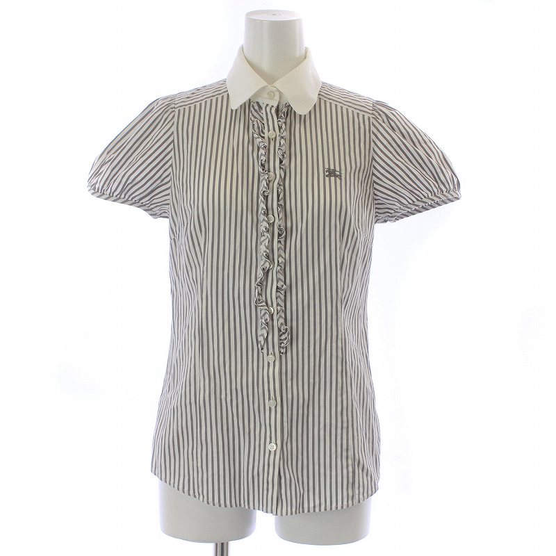 バーバリーブルーレーベル BURBERRY BLUE LABEL シャツブラウス 半袖 