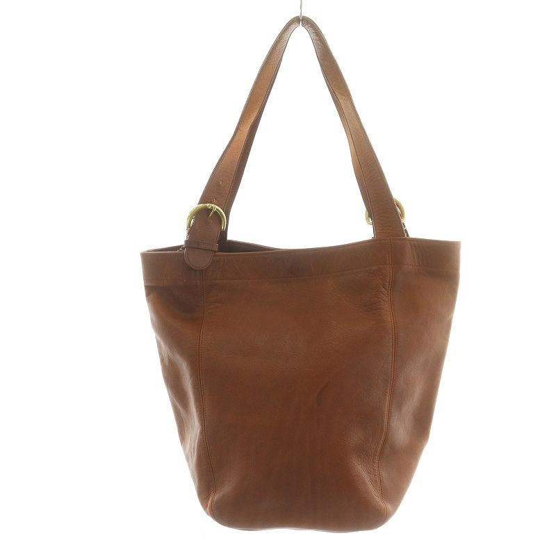 コーチ COACH オールドコーチ トートバッグ レザー ゴールド金具 茶  