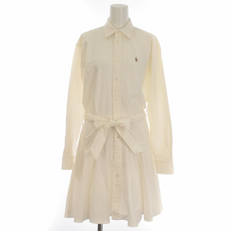 ポロ ラルフローレン POLO RALPH LAUREN シャツワンピース 長袖 フレア 