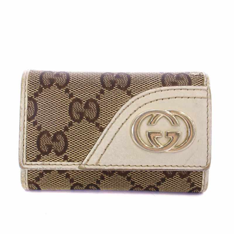 ⭐️グッチ 茶色キーケース⭐️ グッチ キーケース ヴィンテージ ミニ  