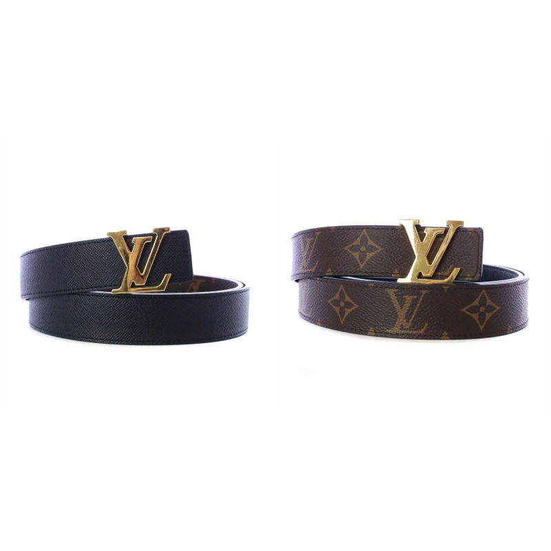 ルイヴィトン LOUIS VUITTON サンチュール LV イニシャル ベルト 