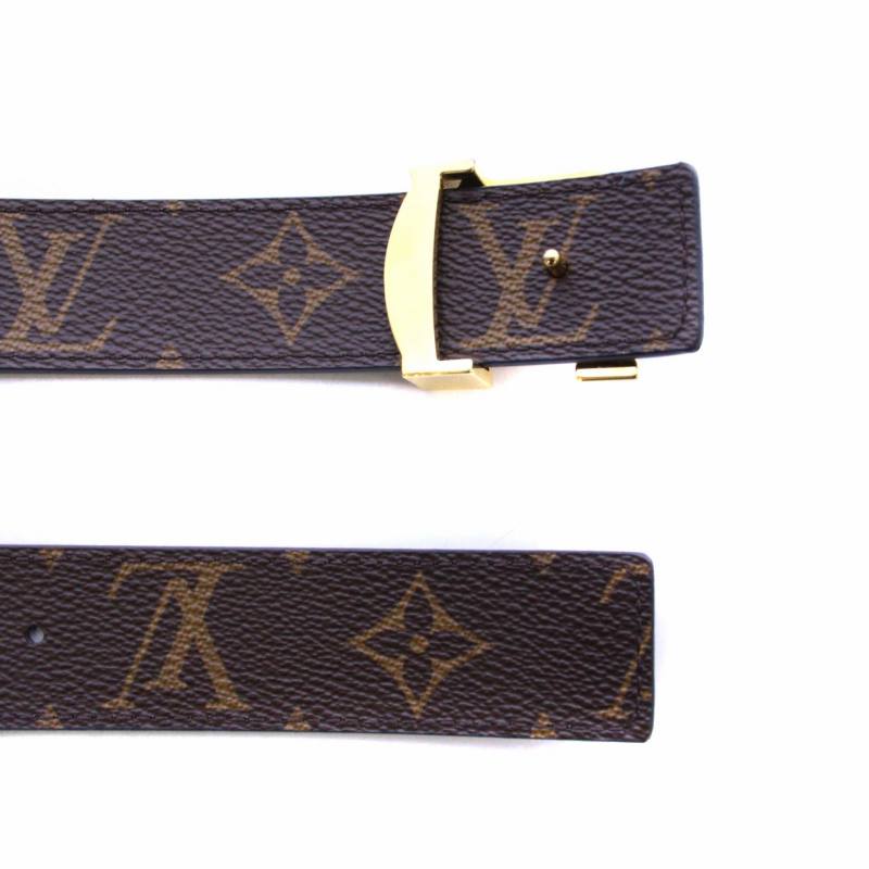 ルイヴィトン LOUIS VUITTON サンチュール LV イニシャル ベルト 
