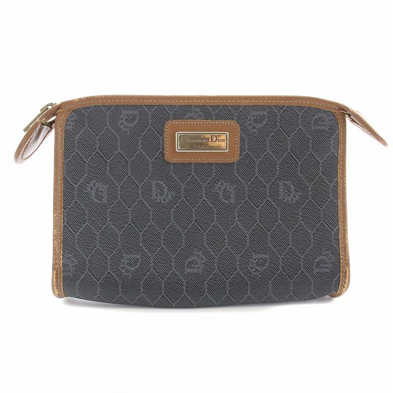クリスチャンディオール Christian Dior ヴィンテージ ポーチ ハニカム 