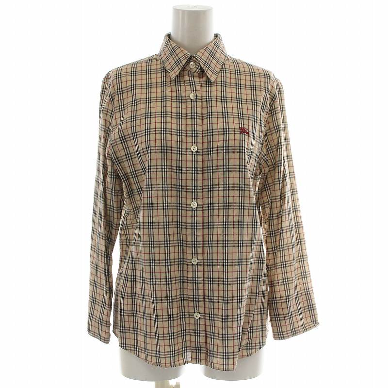 バーバリー ロンドン BURBERRY LONDON 長袖 シャツ ノバチェック ロゴ 