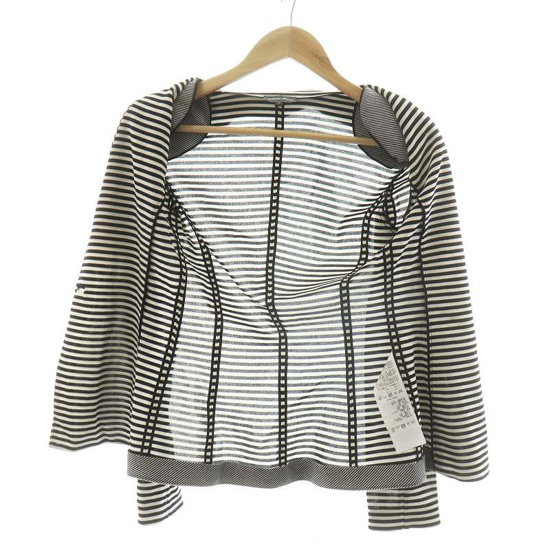 GIORGIO ARMANI　テーラードジャケット　ダブル　グリーン シルク混 GIORGIO ARMANI テーラードジャケット ダブル グリーン シルク混