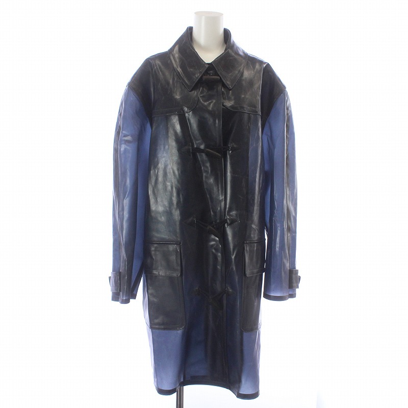 エルメス HERMES ビニール レイン コート ロング PVC ヴィンテージ  