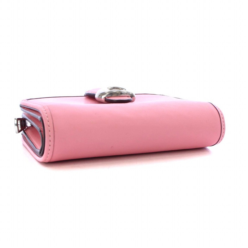 【大人気商品】COACH コーチ タビーミディアムウォレット　ピンク COACH コーチ タビー ミディアム ウォレット 二つ折り財布 C金具