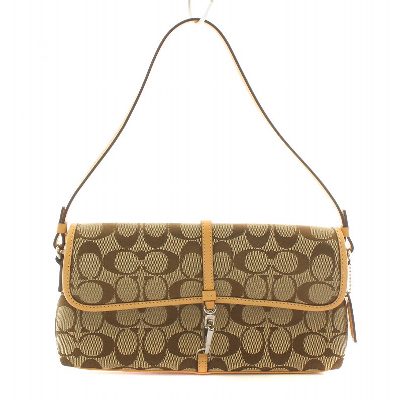コーチ COACH ハンドバッグ ワンショルダー シグネチャー キャンバス