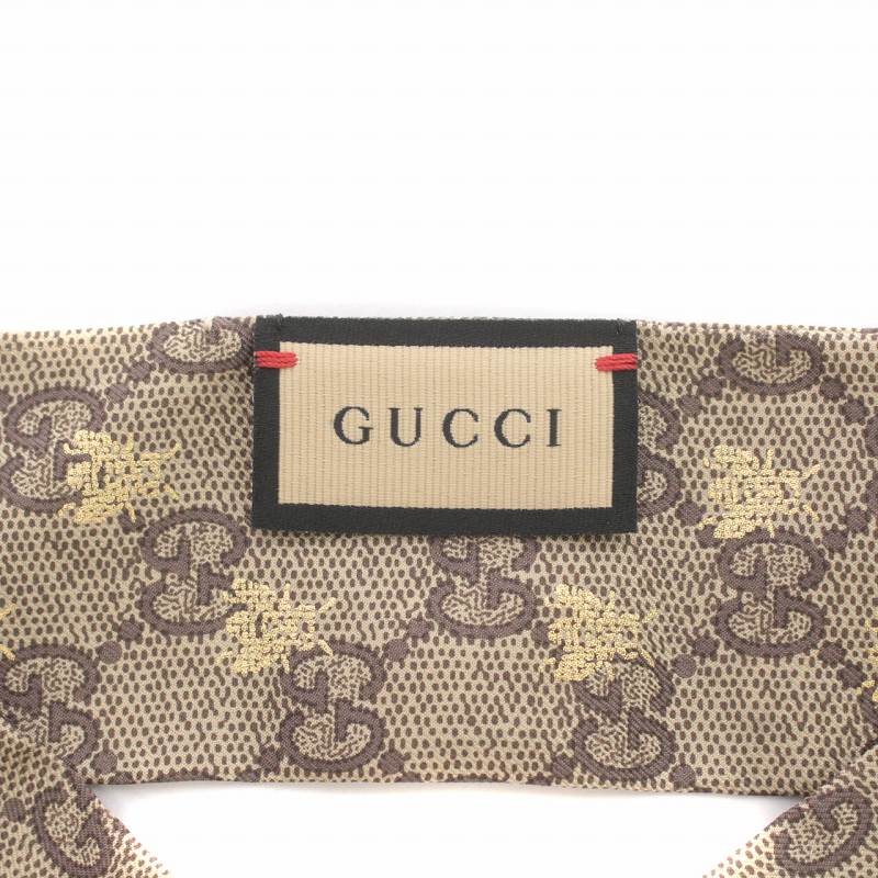 GUCCI グッチ　ボウタイスカーフ　グッチ柄 20240307_144326951.jpg