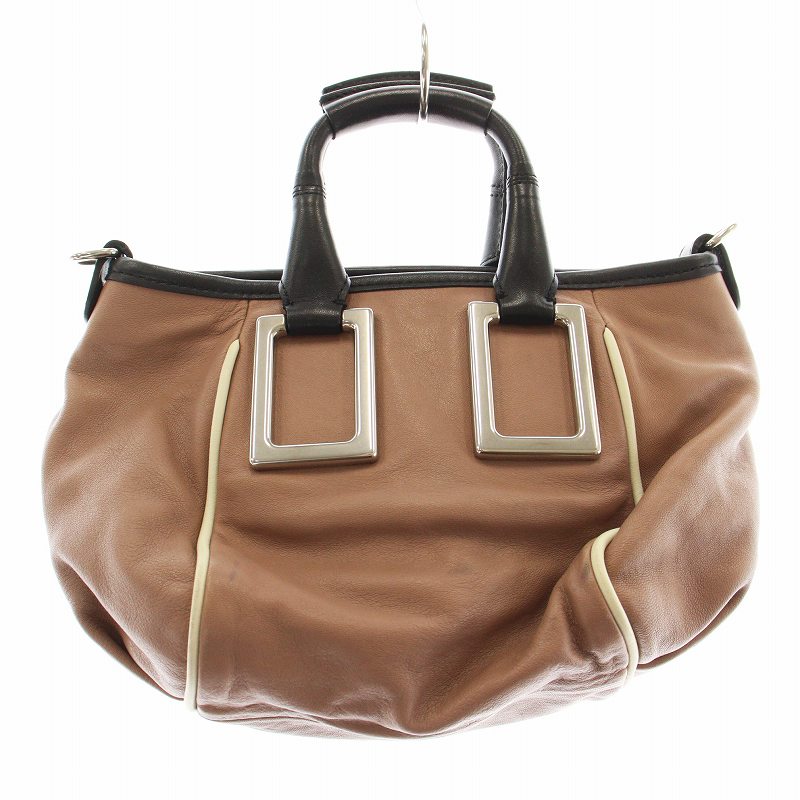 Chloe】クロエ エテル ハンドバッグ ショルダー付き 荒かっ