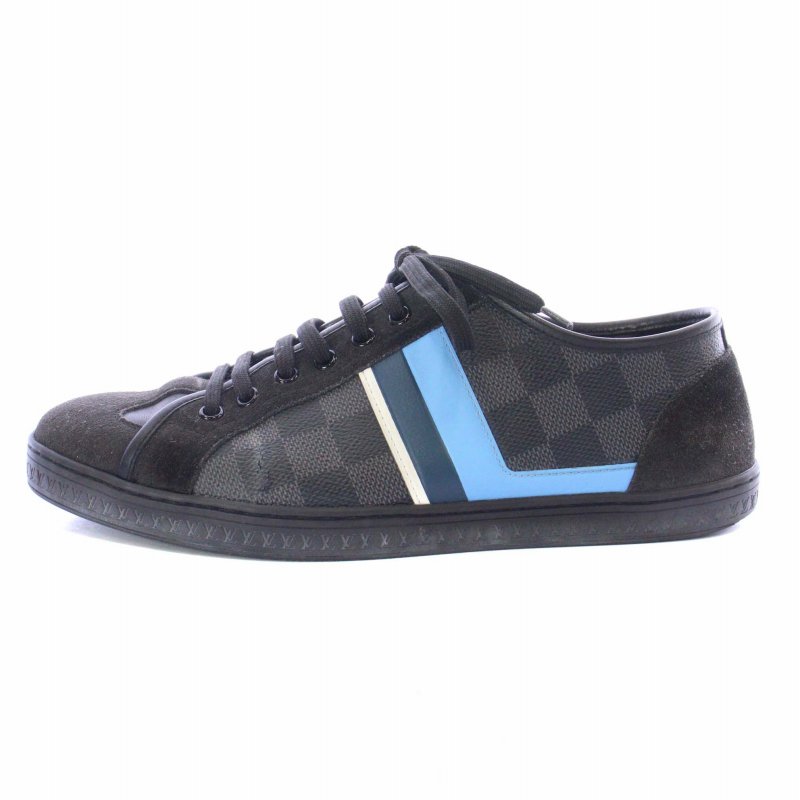 ルイヴィトン LOUIS VUITTON スニーカー スエード ローカット ロゴ 5 