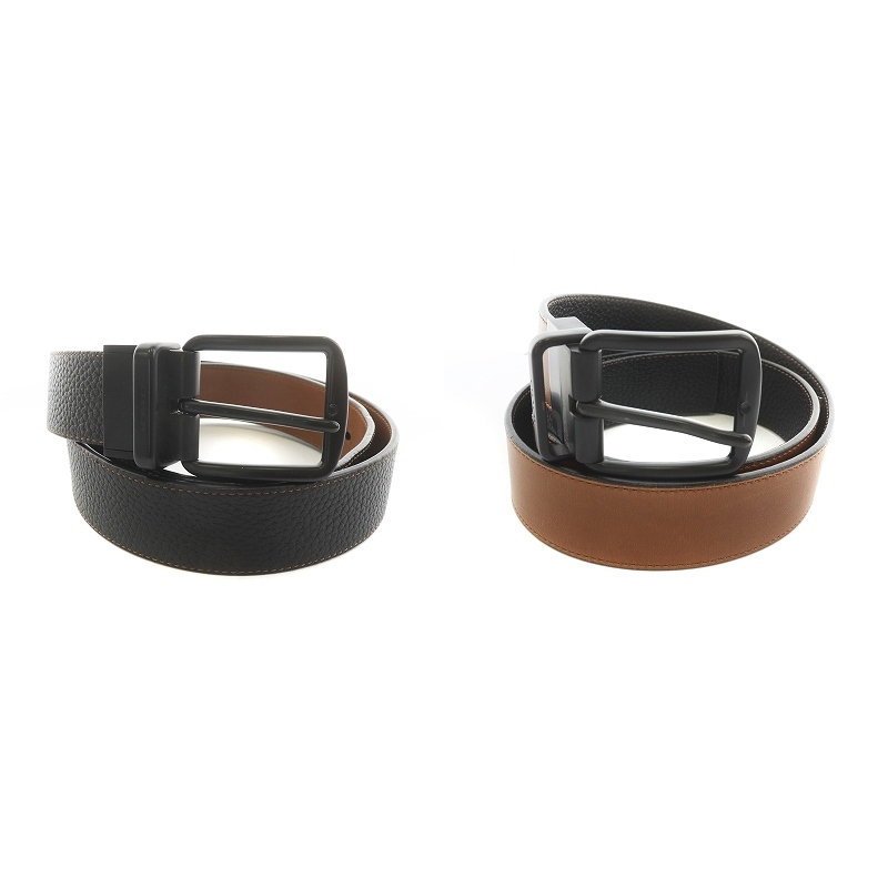 コーチ COACH ワイドハーネス カット トゥサイズ ベルト リバーシブル  