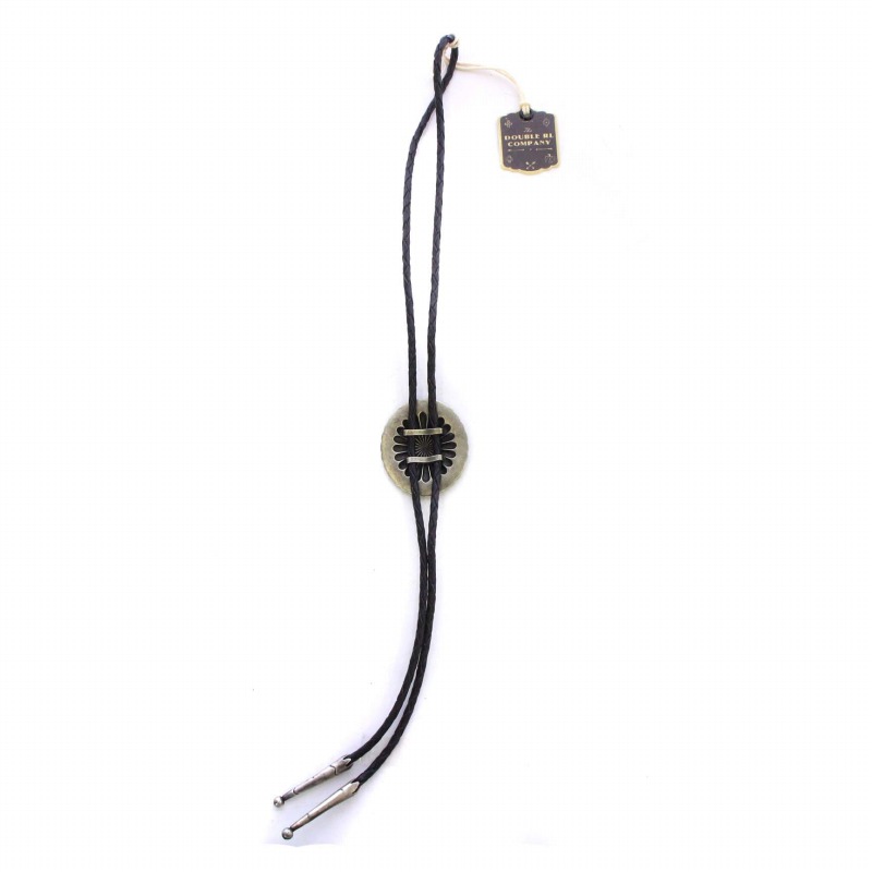 RRL ボロタイ RRL】大人カジュアル 高級 レザー コンチョ ボロタイ アメカジ (RRL